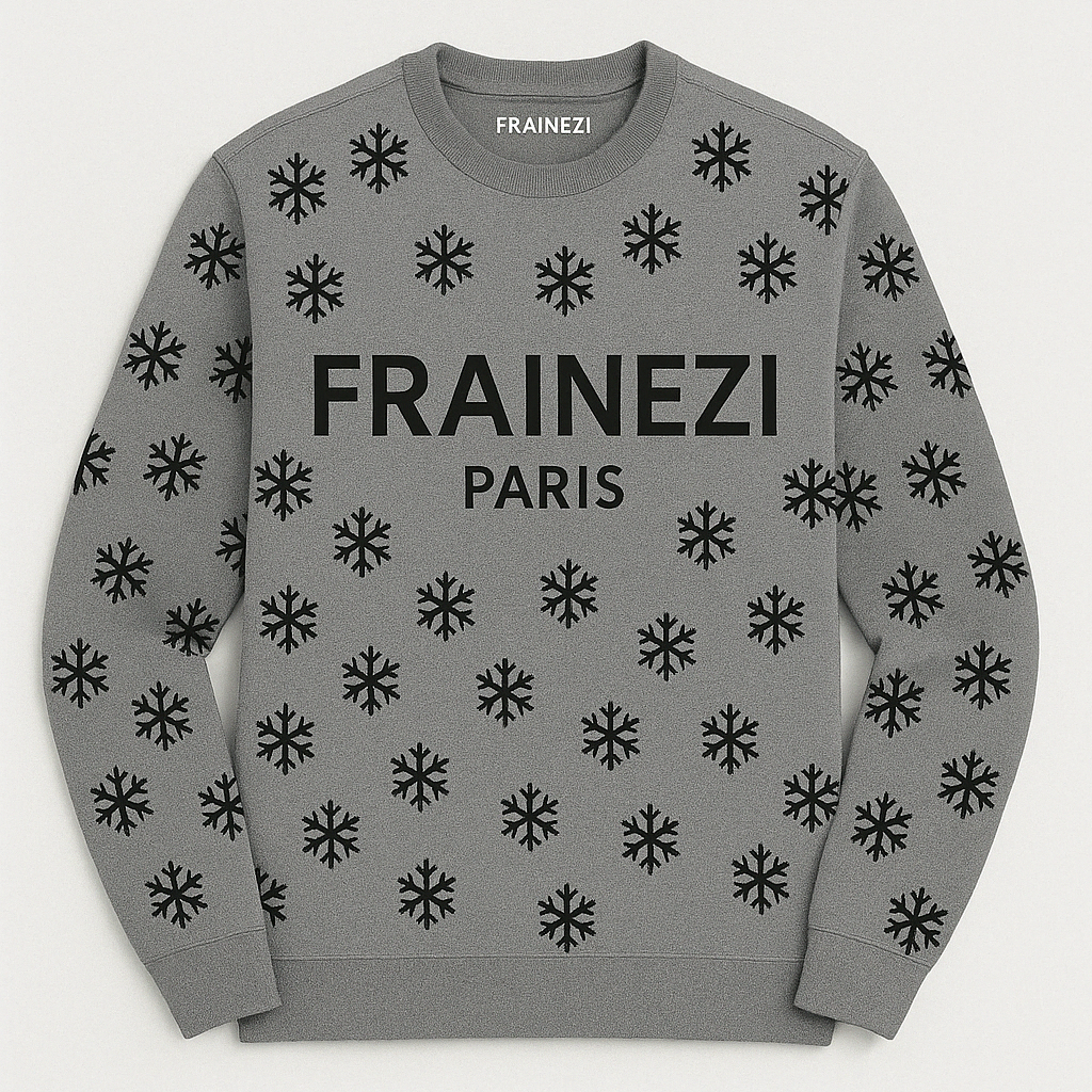 sweat col rond gris frainezi frais
