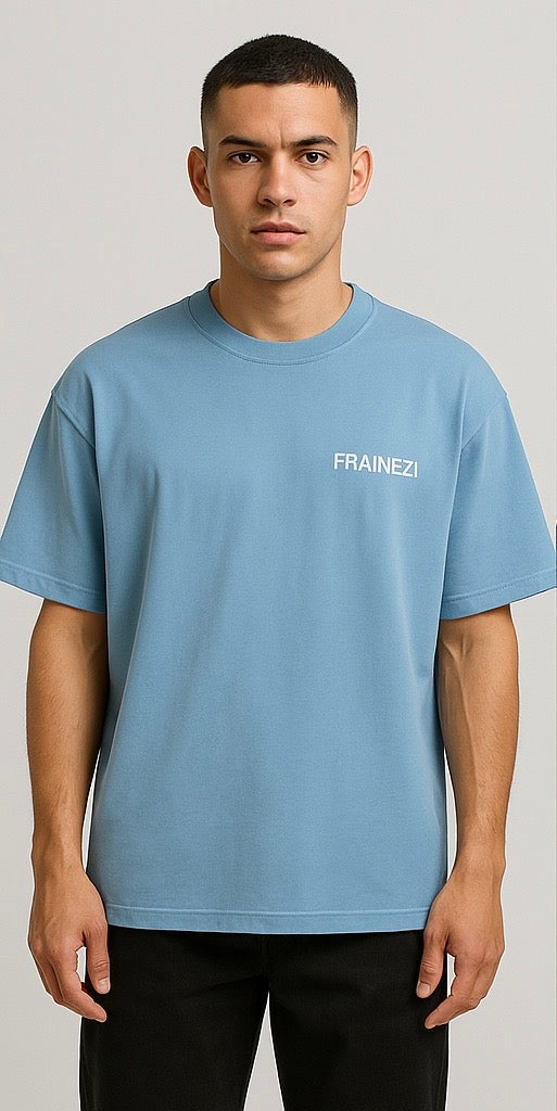 tee shirt bleu frainezi fz