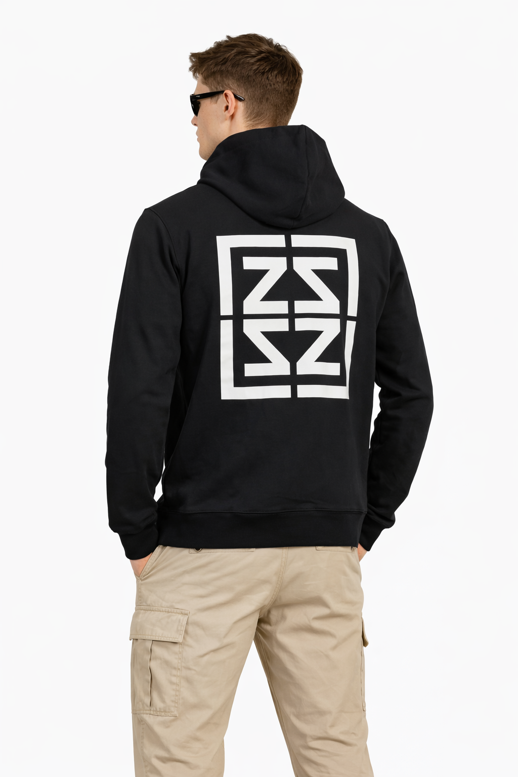 sweat capuche noir fz