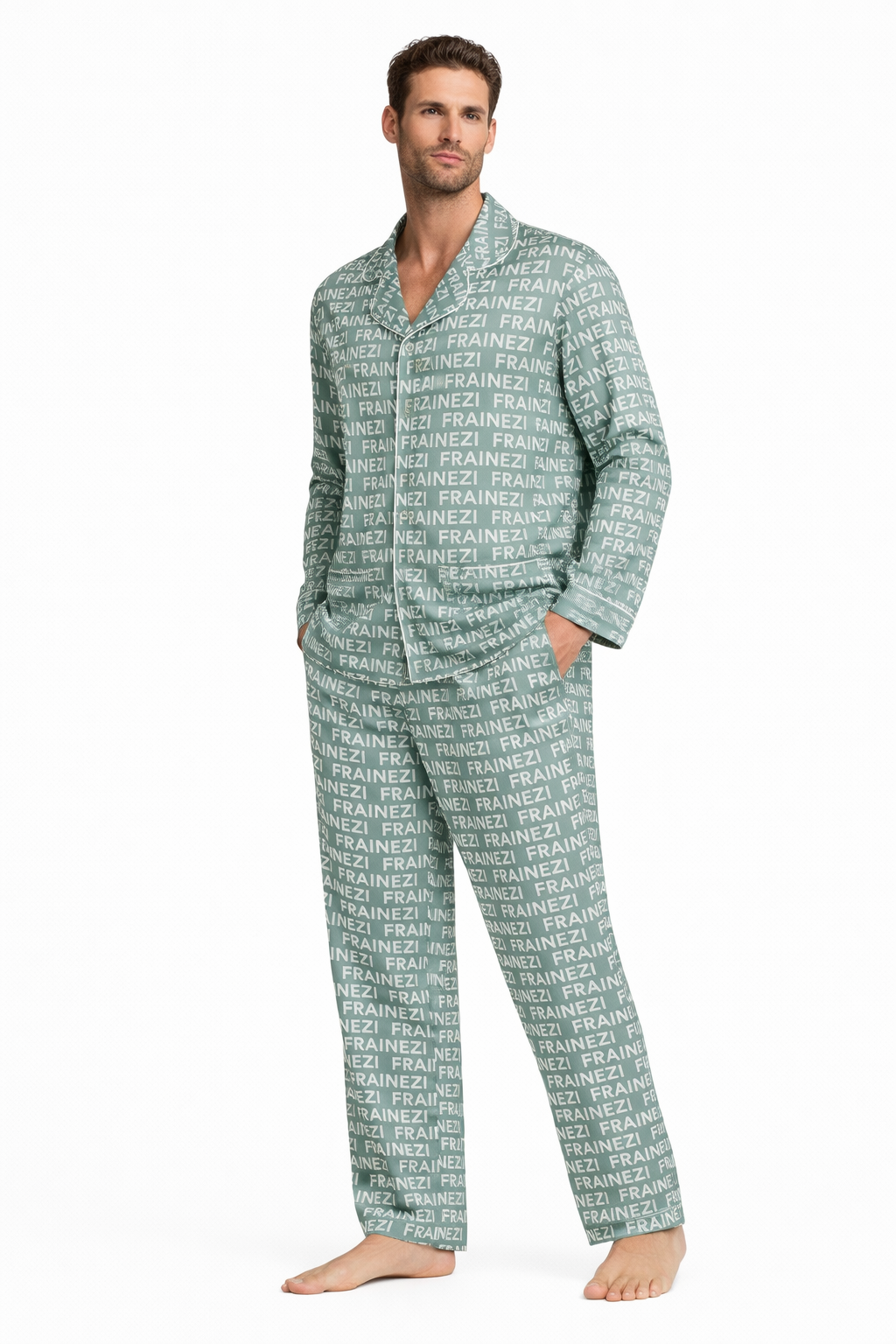 pyjama frainezi vert – confort ample & premium