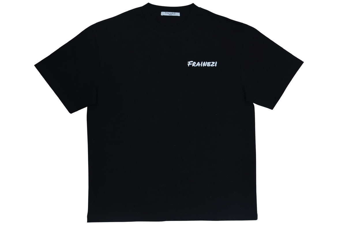 t-shirt noir frainezi signature
