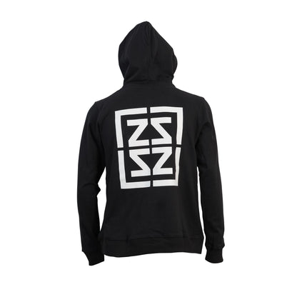 Sweat Capuche Noir FZ