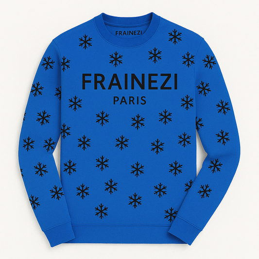 Sweat Col Rond Bleu FRAINEZI FRAIS