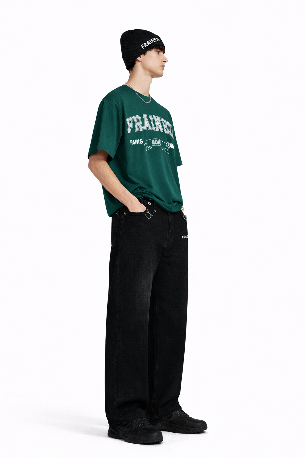 t-shirt frainezi paris 2015 france – oversize