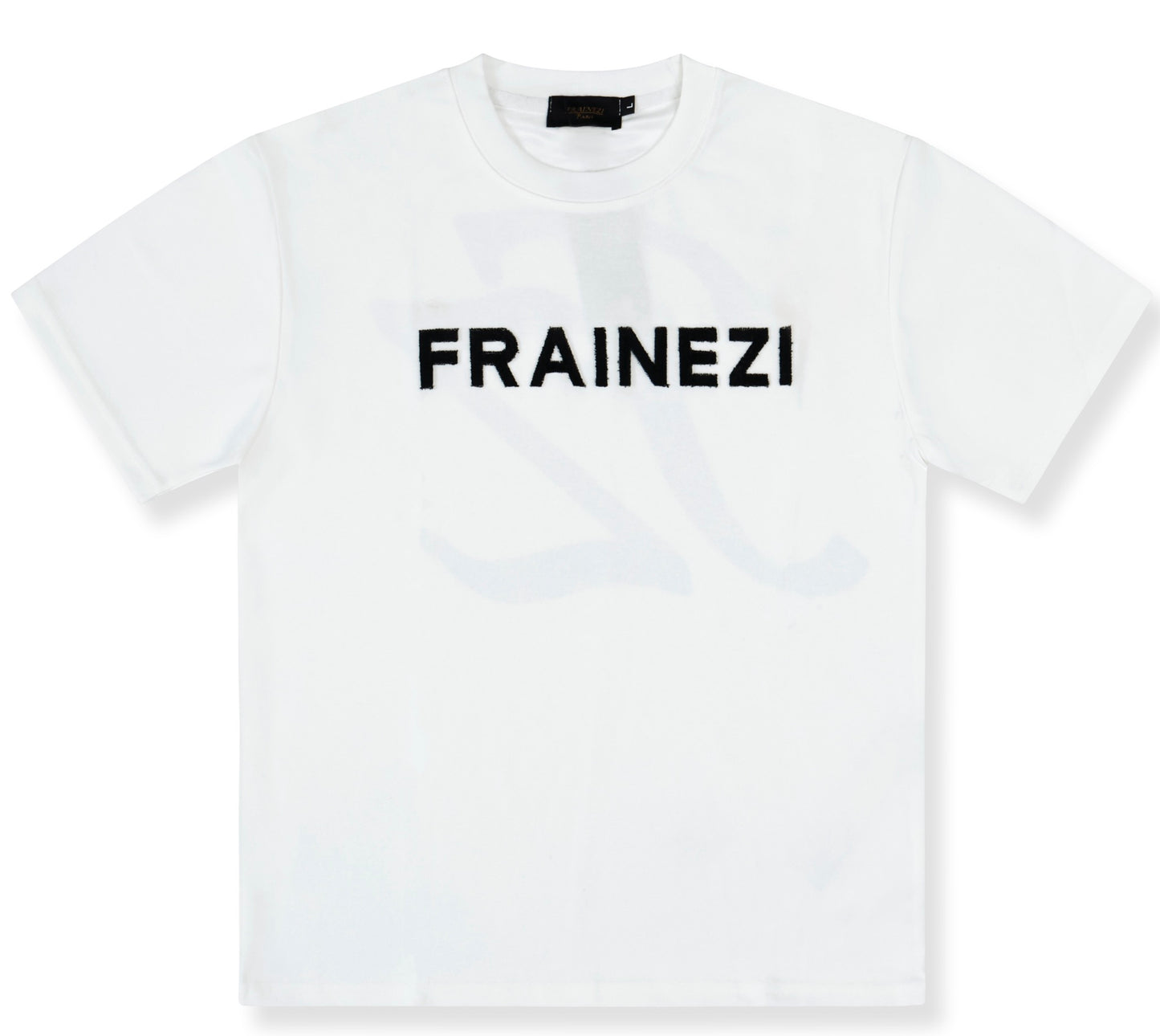 tee shirt blanc logo eponge fz