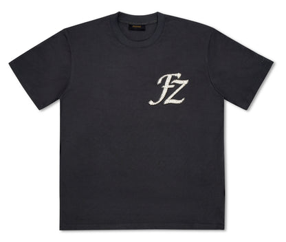 Tee shirt Noir FZ Strass