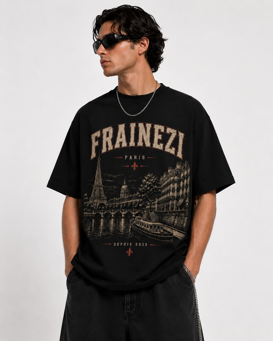 frainezi paris “depuis 2015” noir