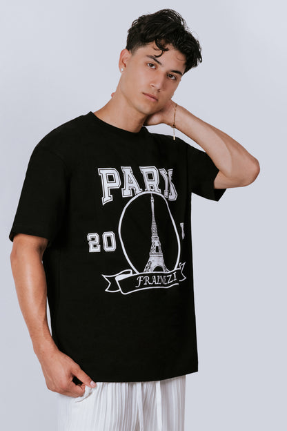 T-shirt Oversize FRAINEZI Noir – Paris Edition