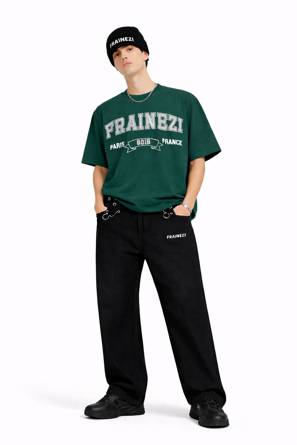 t-shirt frainezi paris 2015 france – oversize