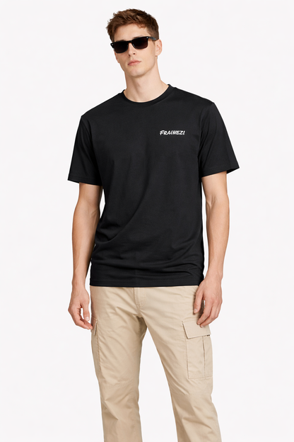 T-shirt noir FRAINEZI signature