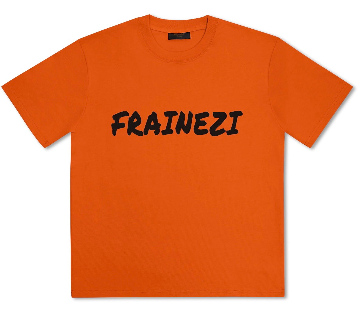 tee shirt orange classic logo