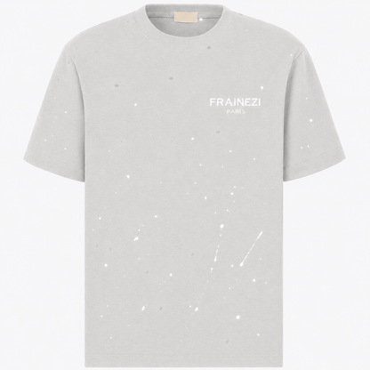 Tee Shirt FRAINEZI PARIS — Noir Effet Paint