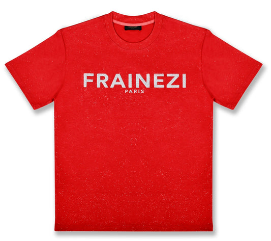 Tee Shirt Rouge Strass Classic