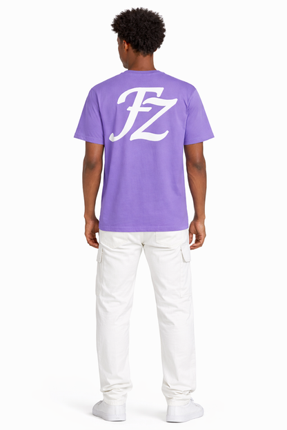 Tee Shirt Violet Logo Eponge  FZ