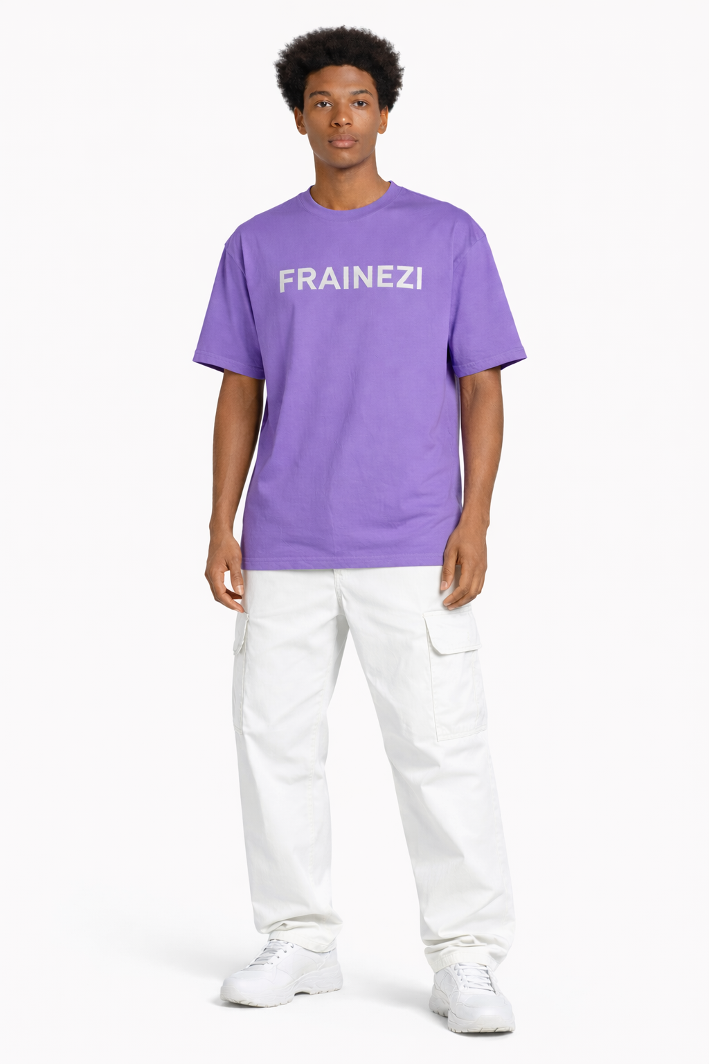 tee shirt violet logo eponge  fz