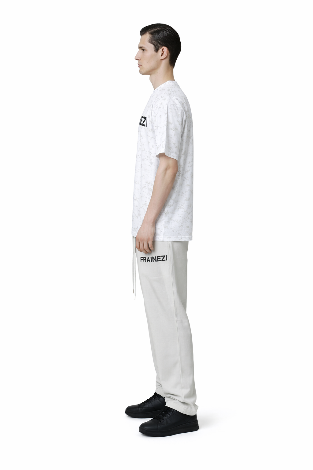 tee shirt blanc marbre