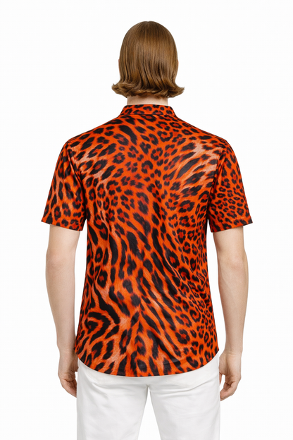 Chemise ocelote manche courte