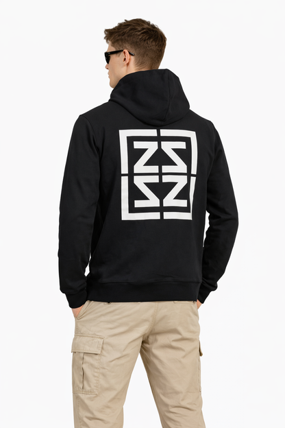 Sweat Capuche Noir FZ
