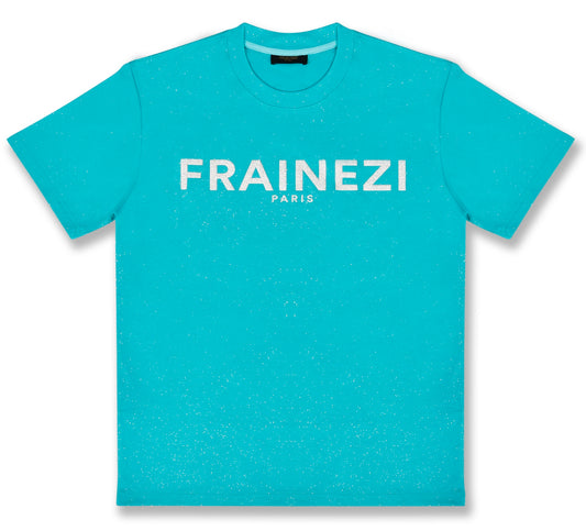 Tee Shirt Bleu Strass Classic