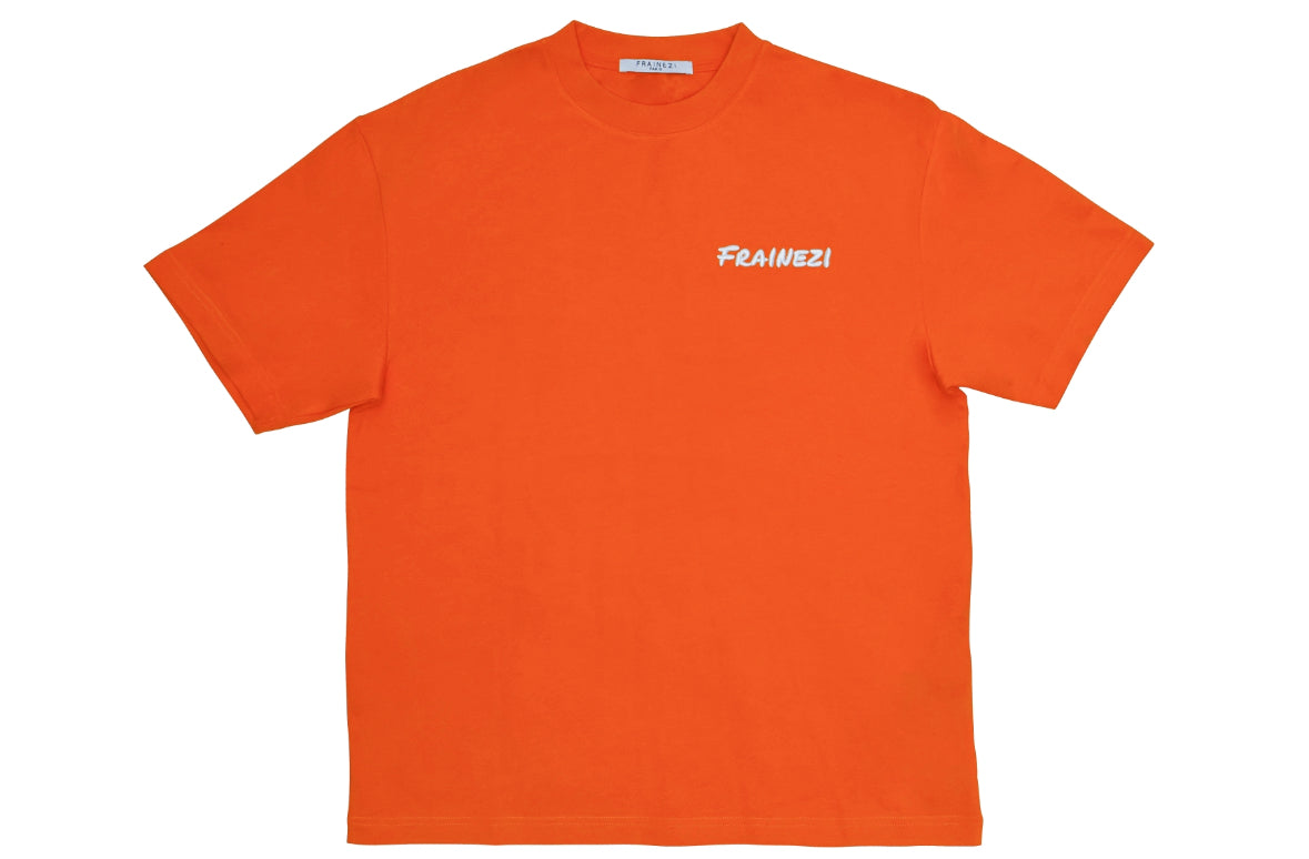 t-shirt orange frainezi signature