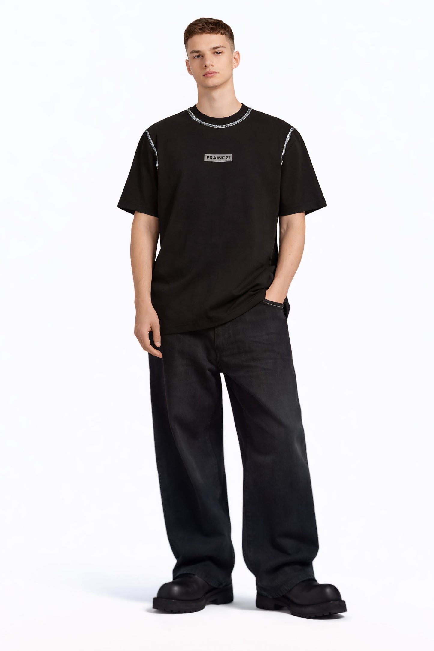 tee shirt noir graniture