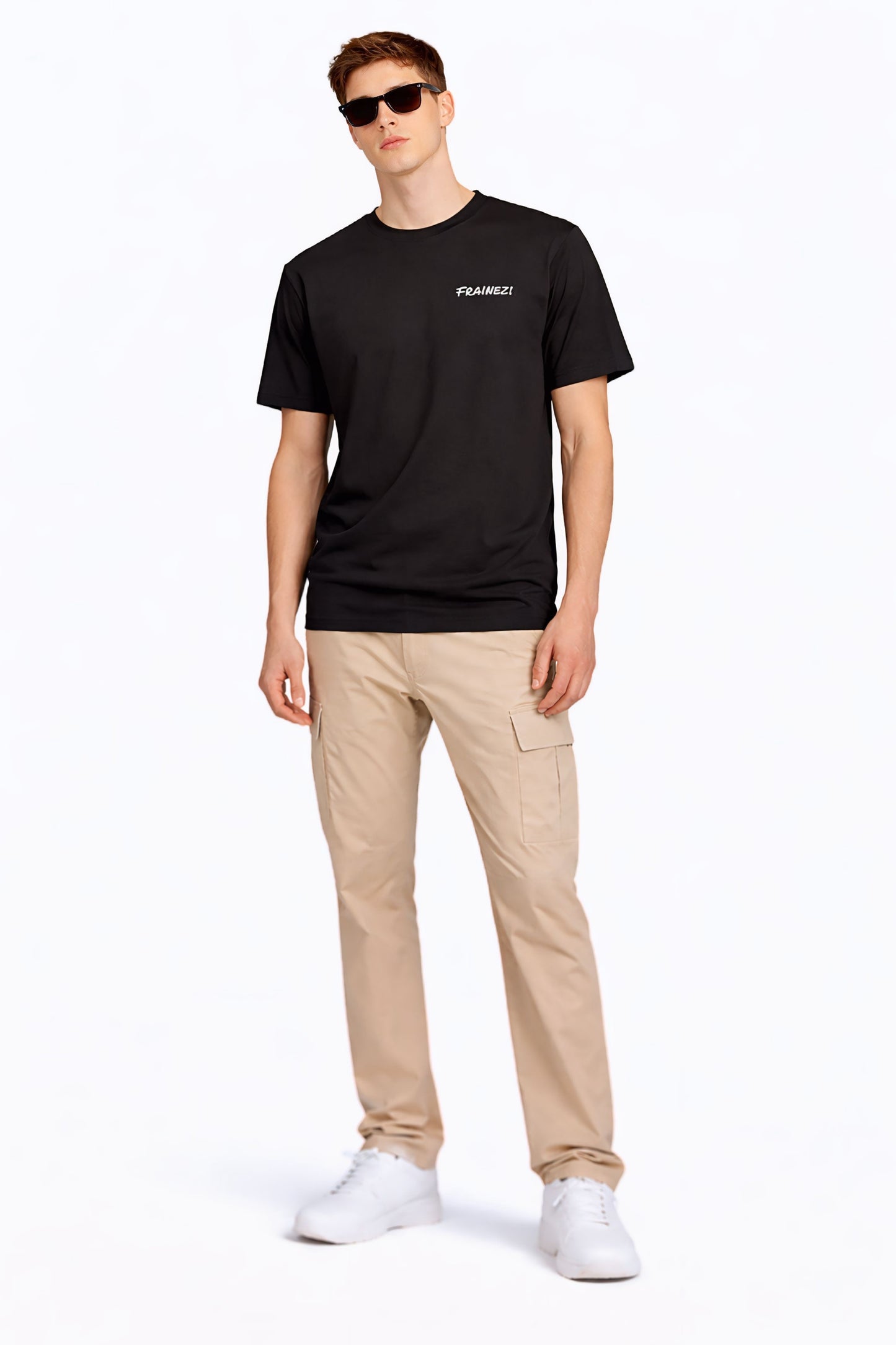 t-shirt noir frainezi signature