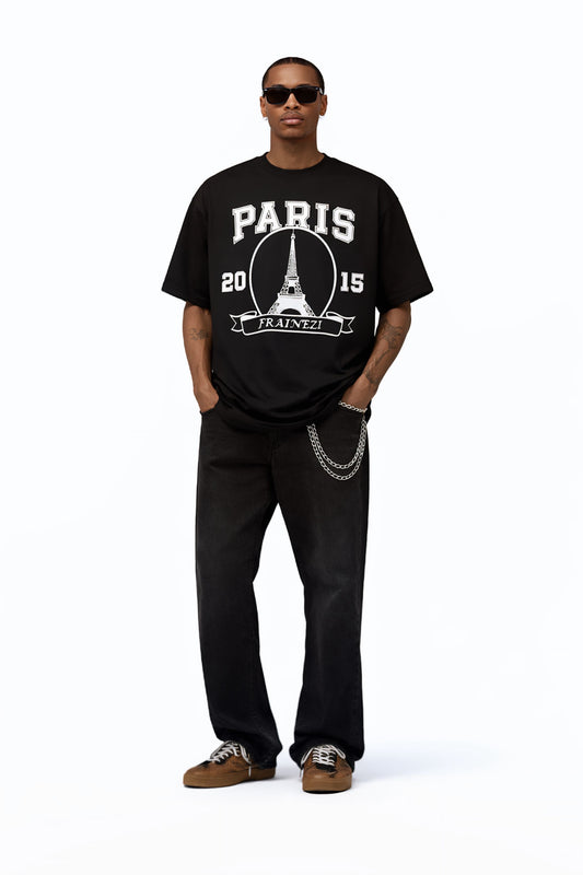 T-shirt Oversize FRAINEZI Noir – Paris Edition