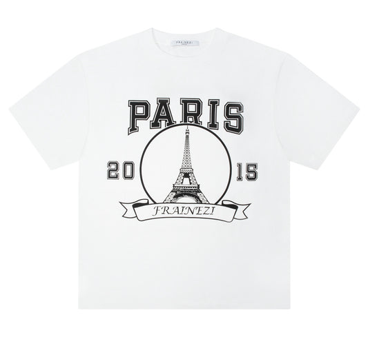 T-shirt Oversize FRAINEZI Blanc – Paris Edition