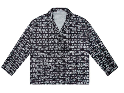 Pyjama FRAINEZI Noir / Blanc – Confort Ample & Premium