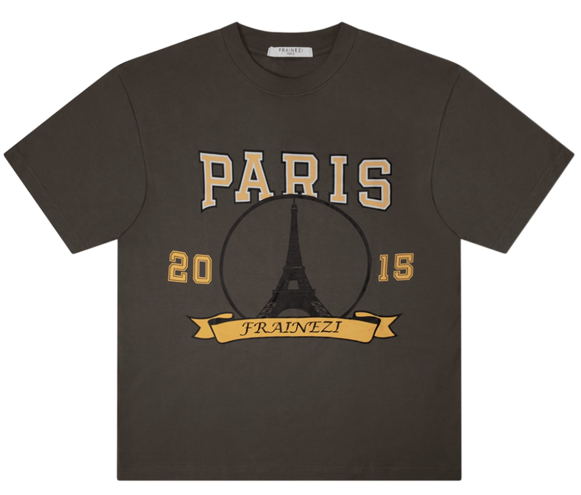t-shirt oversize frainezi gris – paris edition