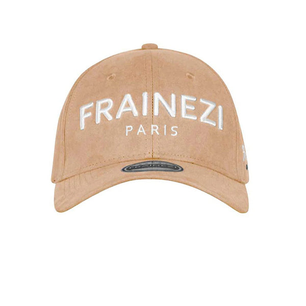 casquette en daim beige - frainezi paris