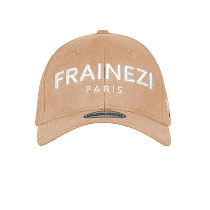 Casquette en Daim Beige - Frainezi Paris