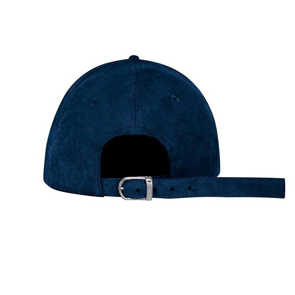 casquette en daim bleu - frainezi paris