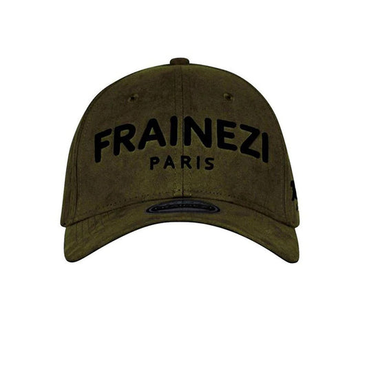 Casquette en Daim khaki - Frainezi Paris