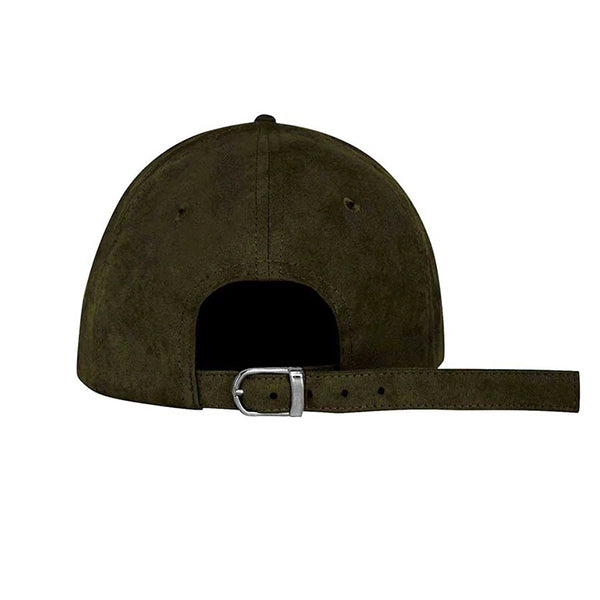 casquette en daim khaki - frainezi paris