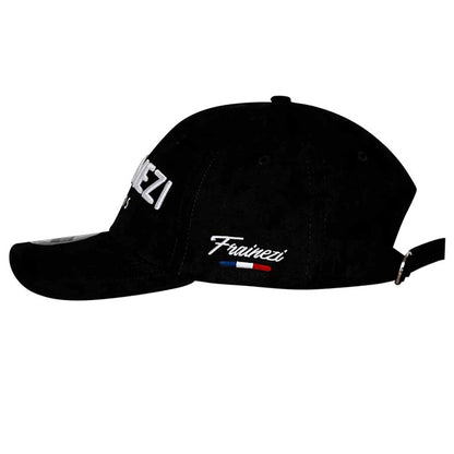 Casquette en Daim Noir - Frainezi Paris