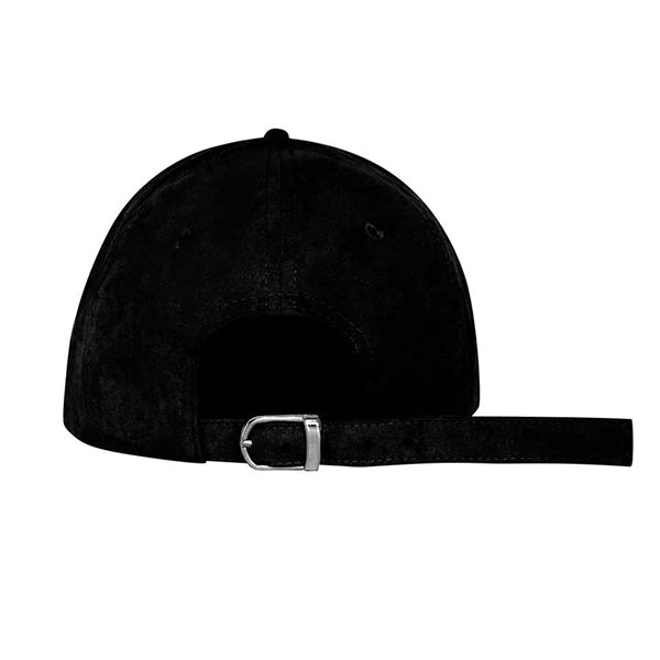 casquette en daim noir - frainezi paris