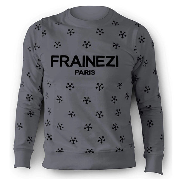 sweat col rond gris frainezi frais